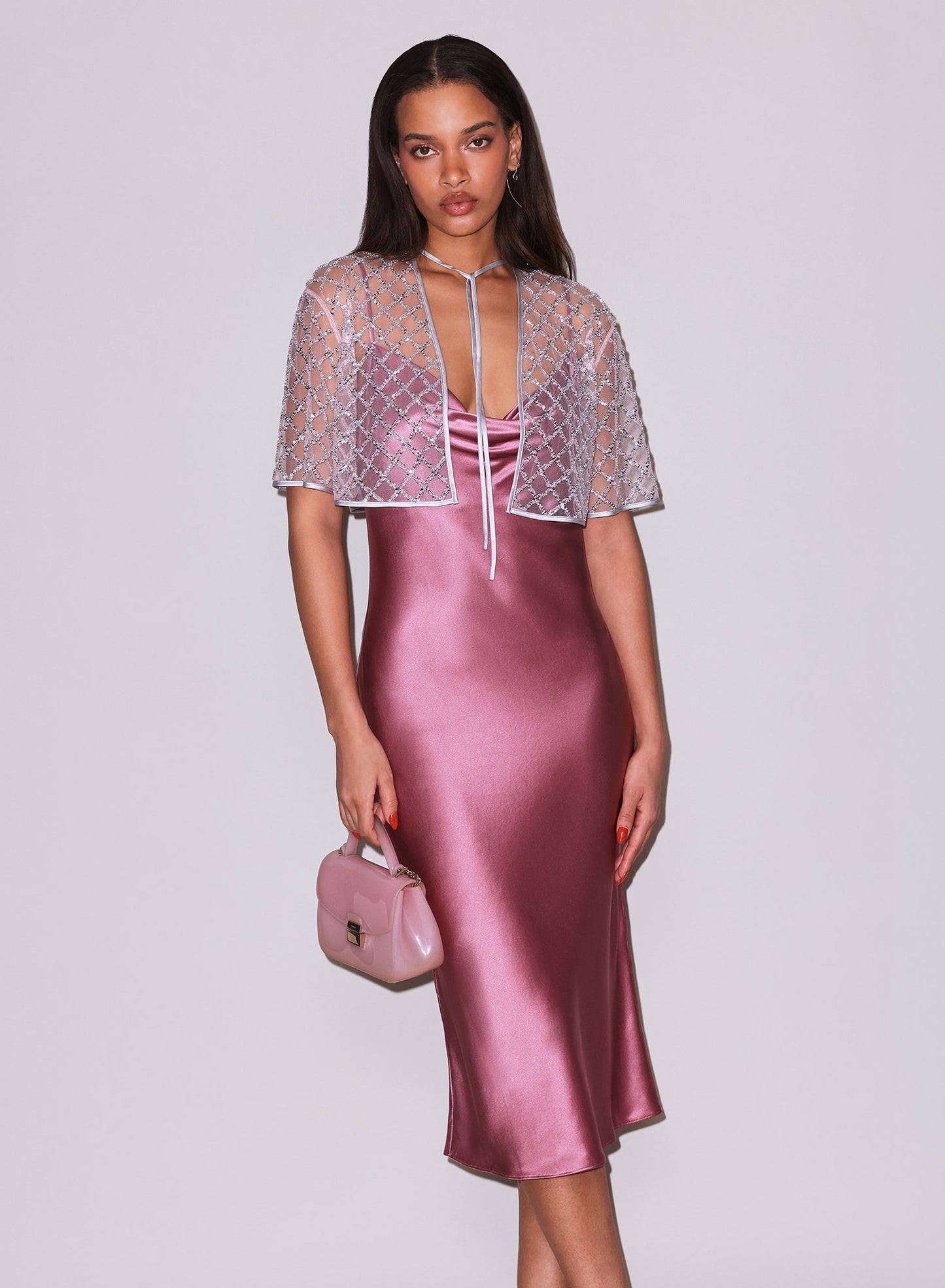 Cowl Neck Slip Dress