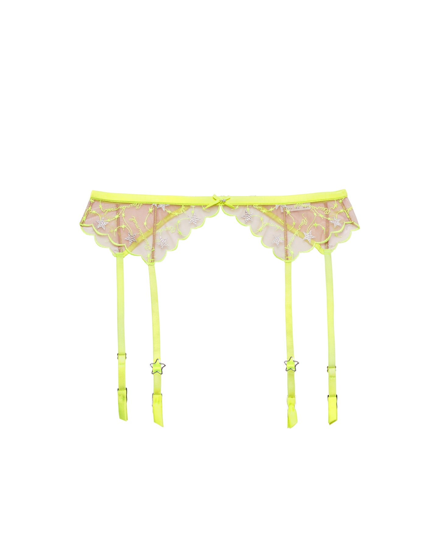 Étoile Embroidery Garter Belt