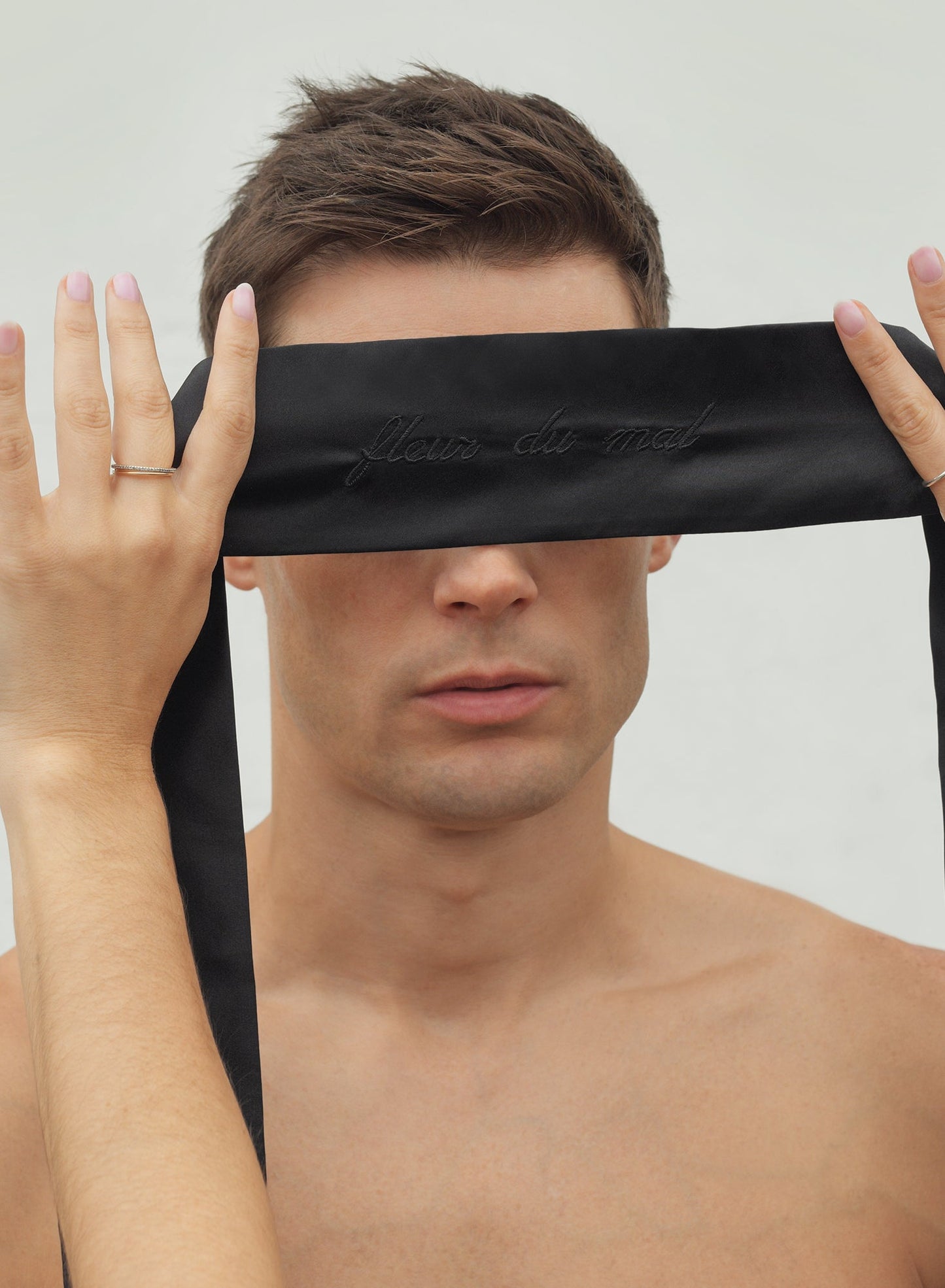 Silk Blindfold Black