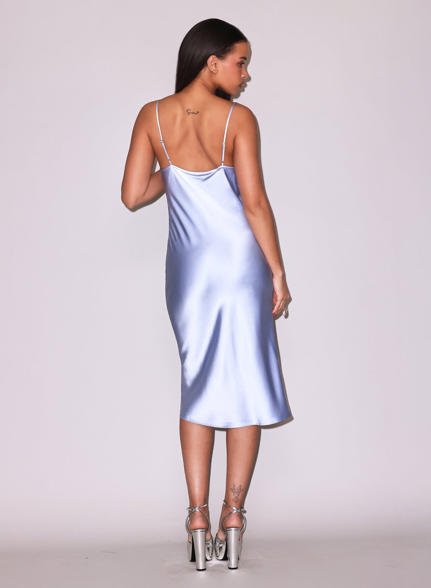 Cowl Neck Slip Dress