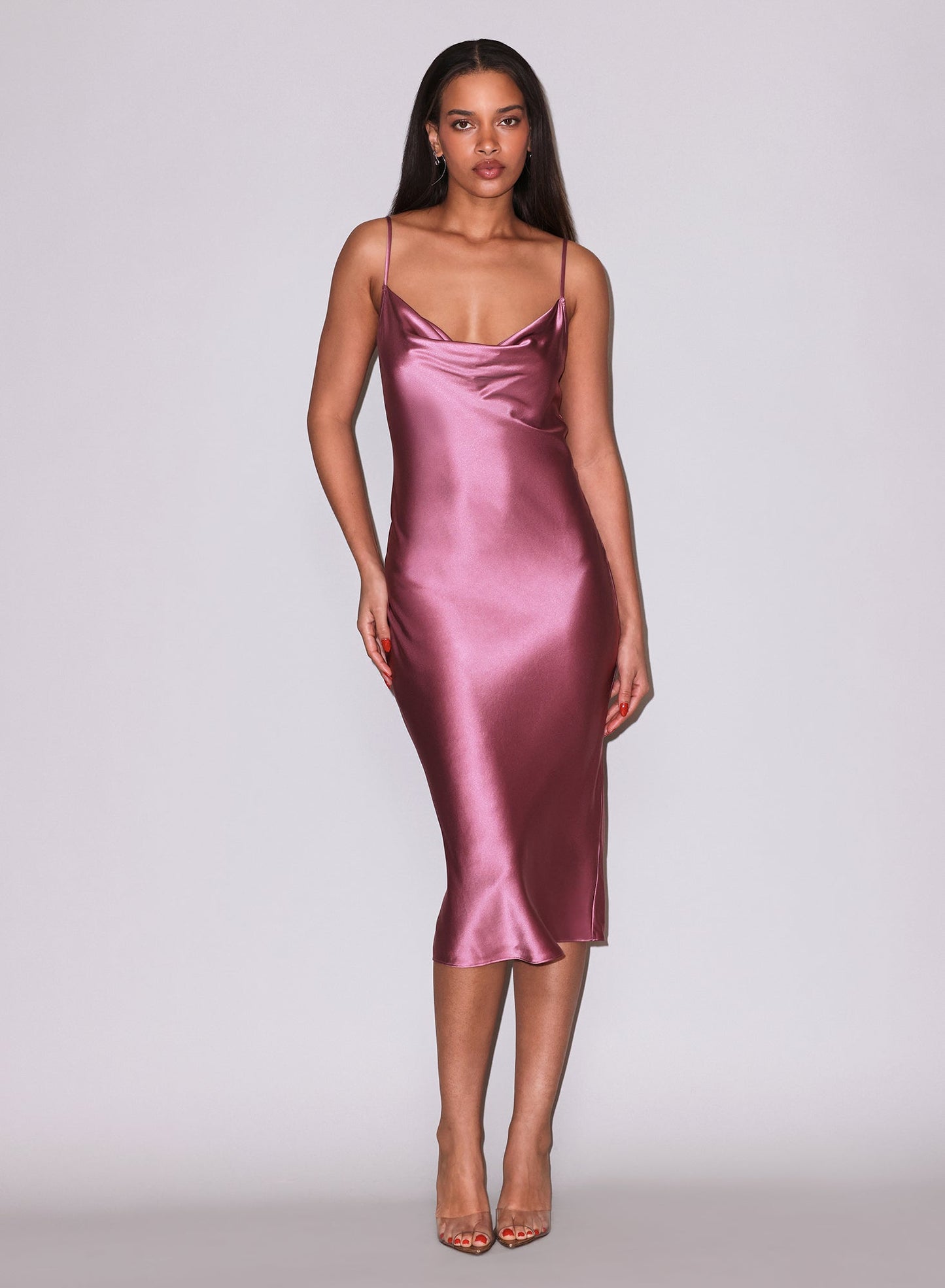Cowl Neck Slip Dress