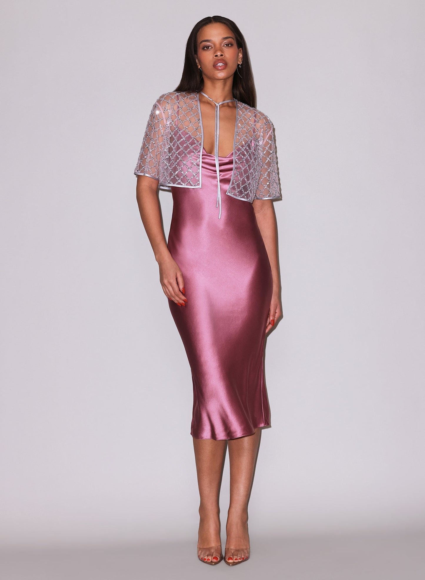 Cowl Neck Slip Dress