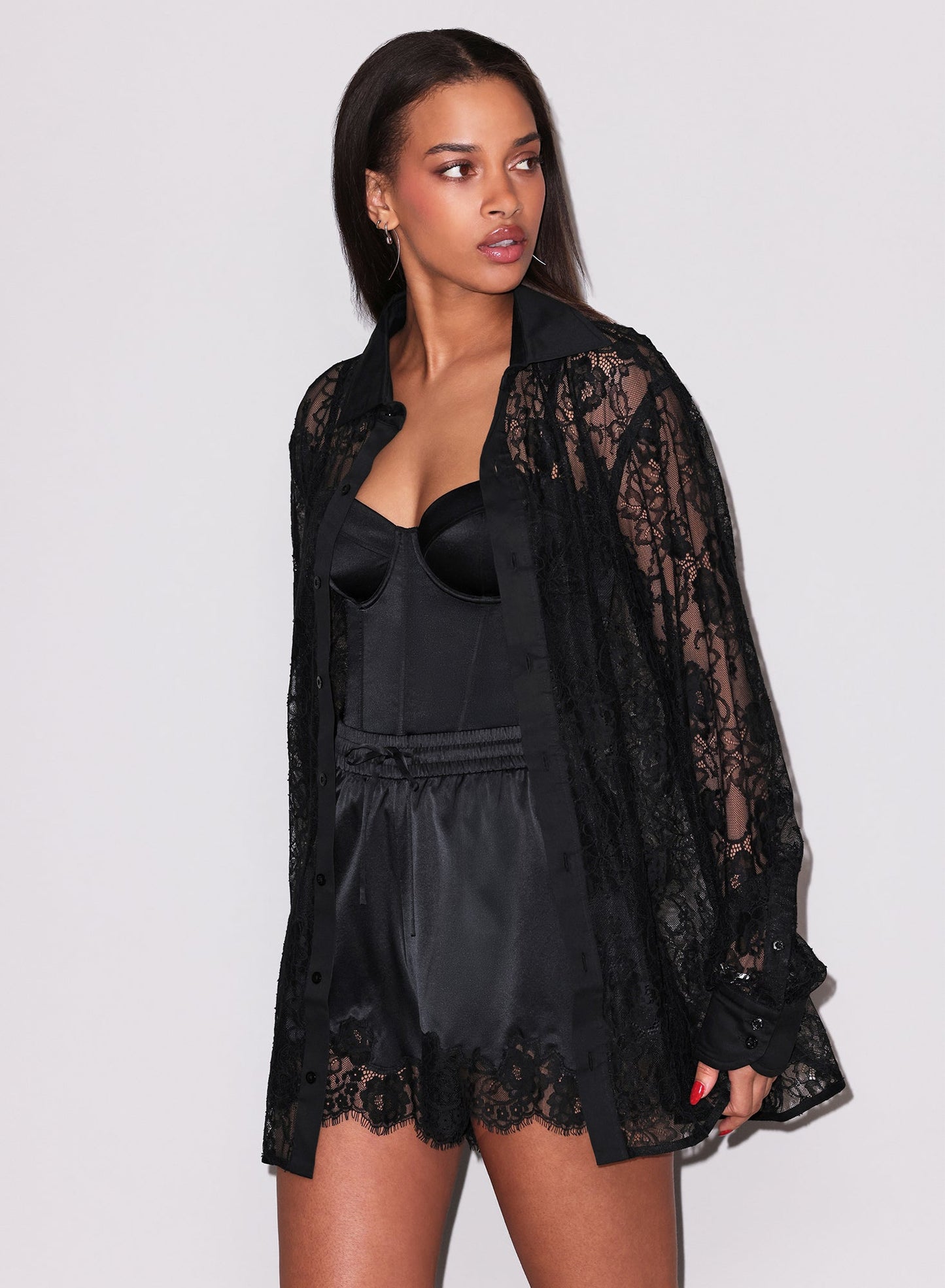 Juliet Silk & Lace Short