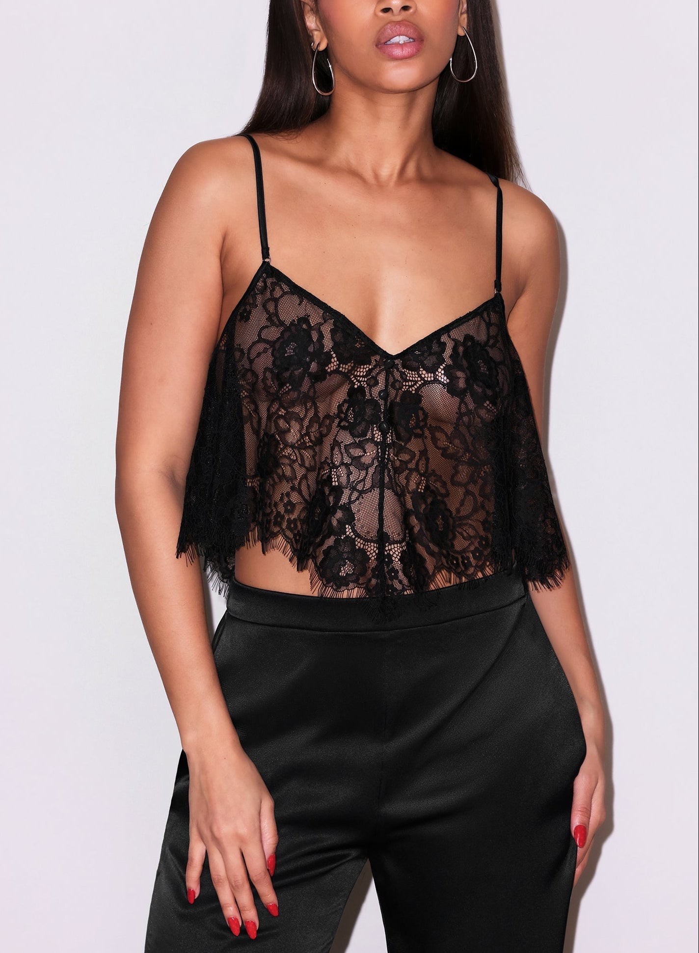 Juliet Lace Flutter Cami