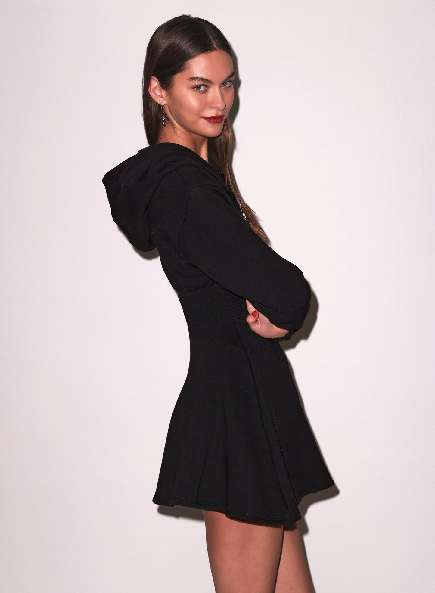 Unzip Me Hoodie Dress