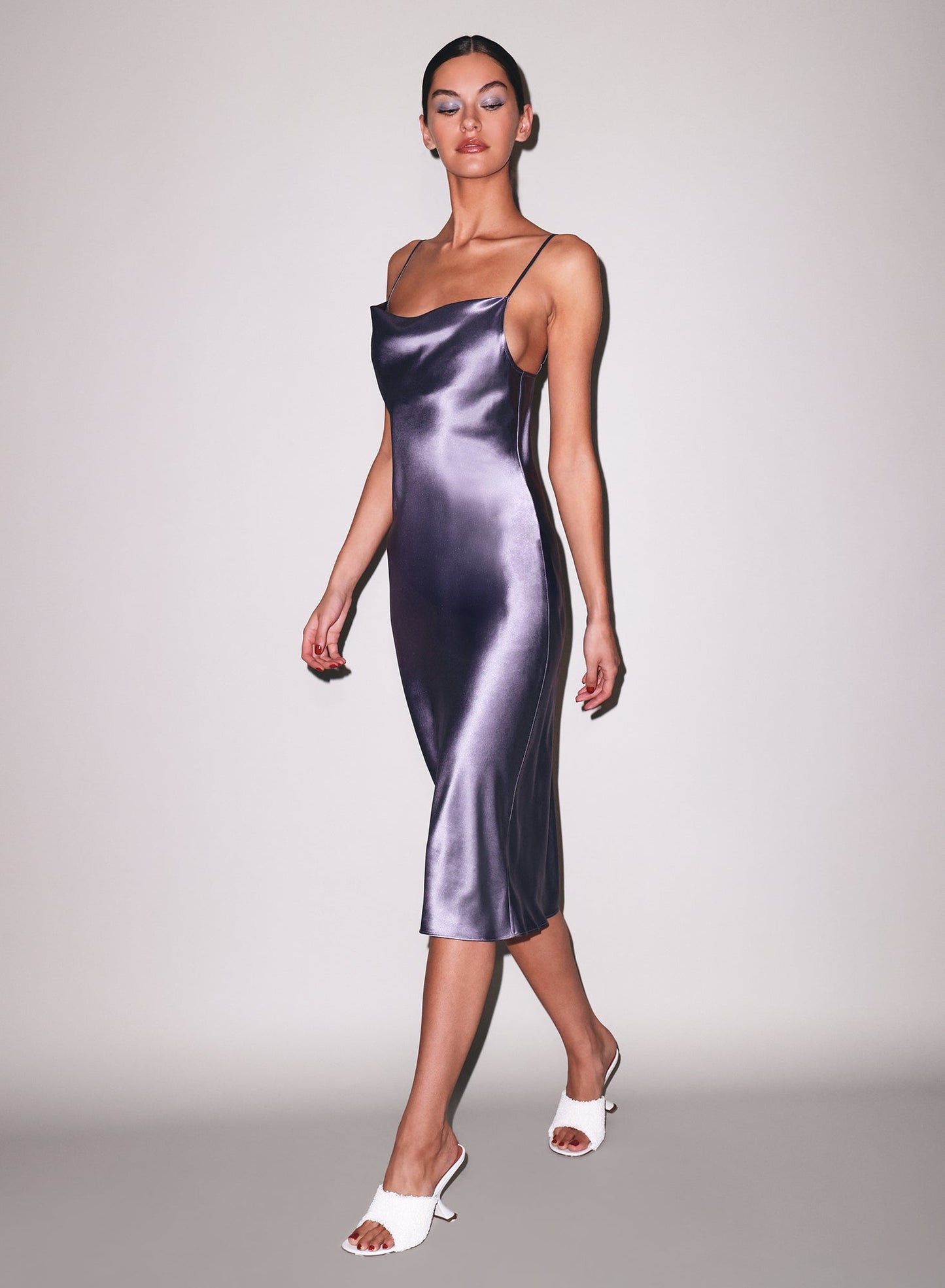 Cowl Neck Slip Dress