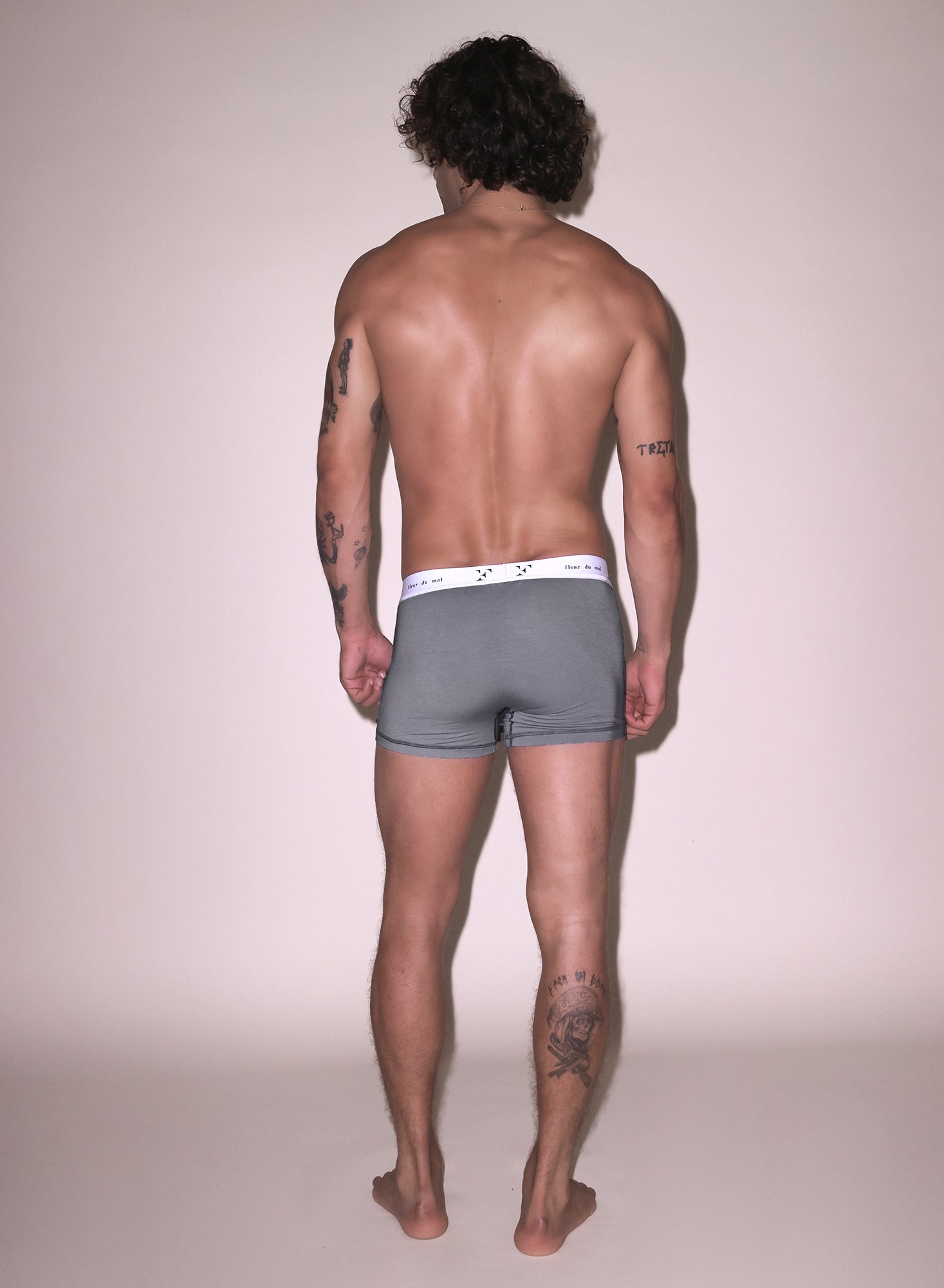 Men's Heather Grey Boxer Briefs