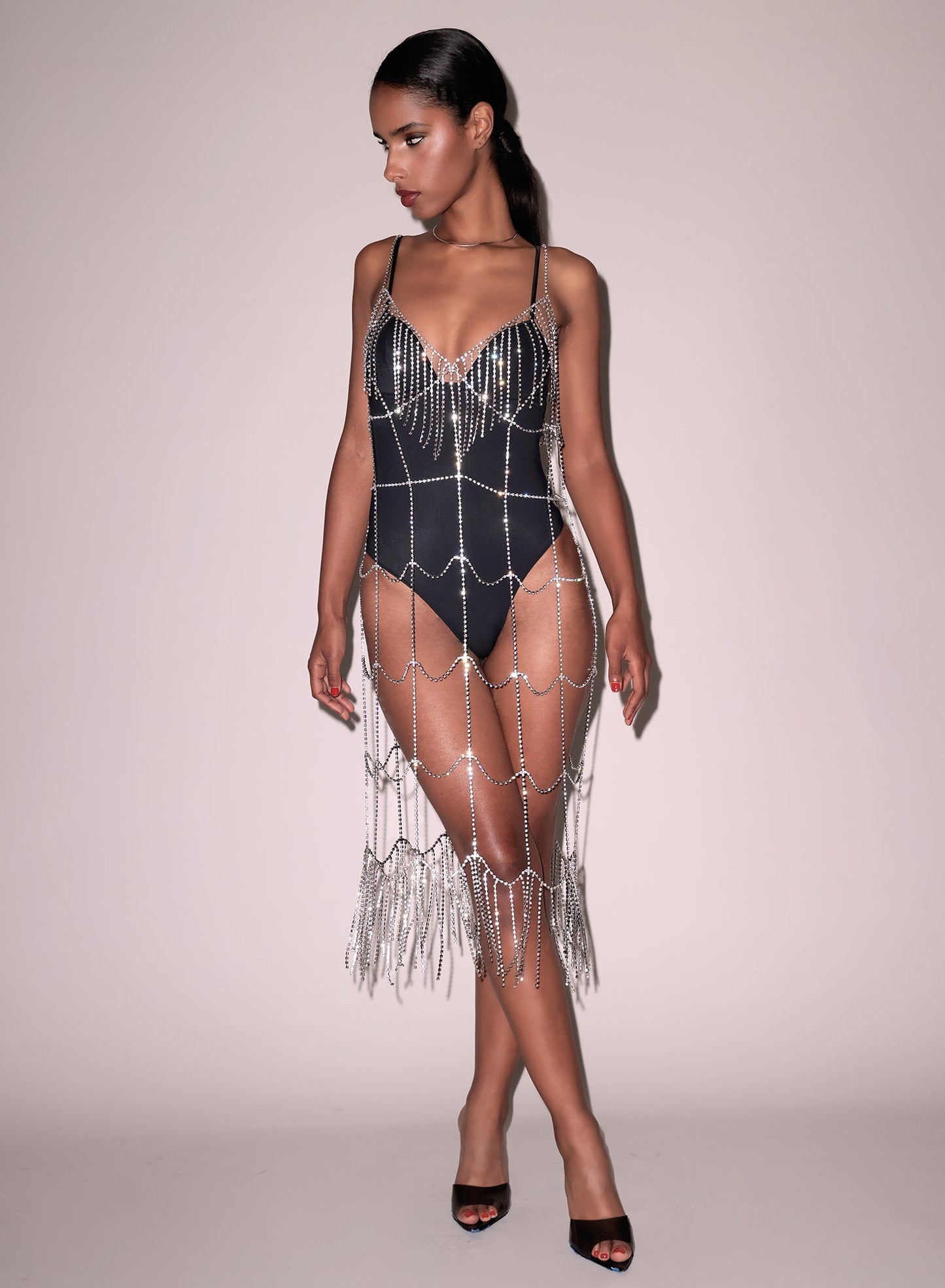 Stunning Crystal Fringe Dress