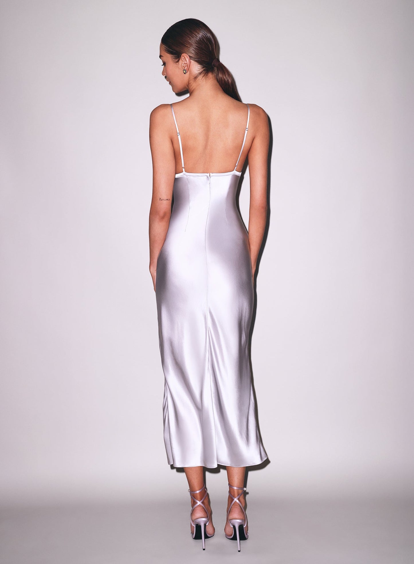 Lily Embroidery Cutout Slip