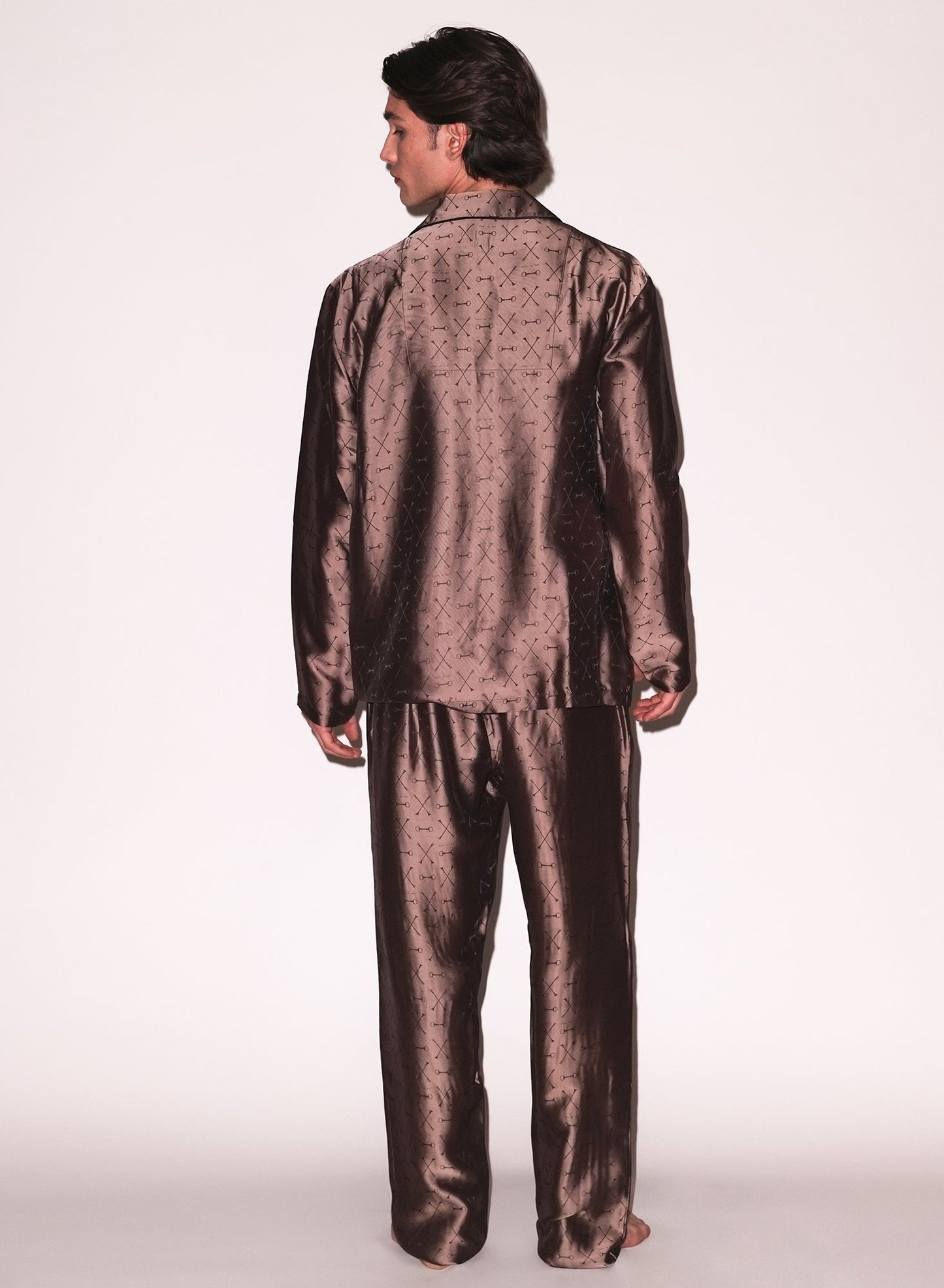 Men's Luxury Jacquard PJ Top