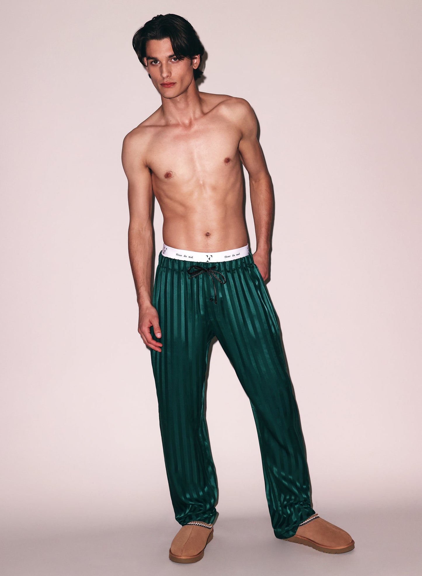 Silk Jacquard Luxury Pajama Pants