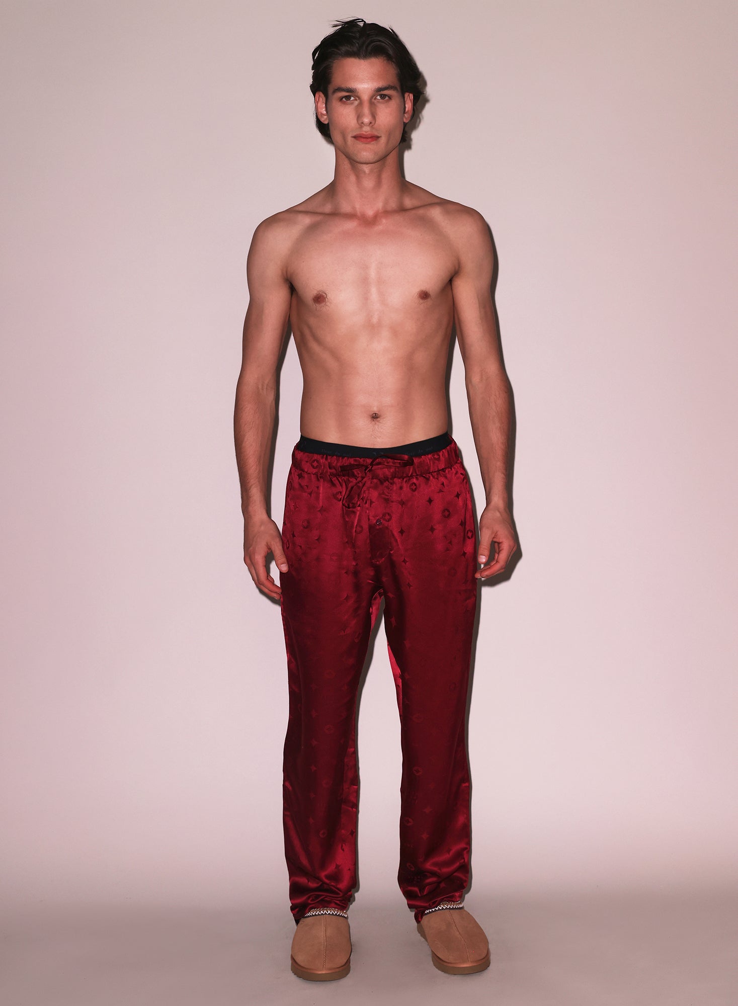 Luxury Silk Pajama Pants Barolo