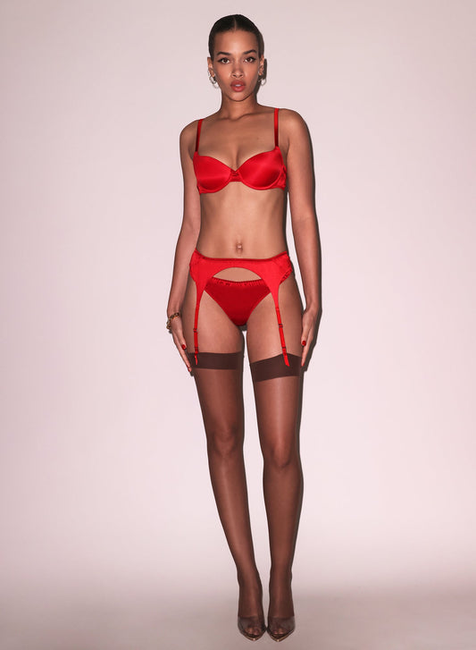 Cocoa Sheer Thigh High Stockings