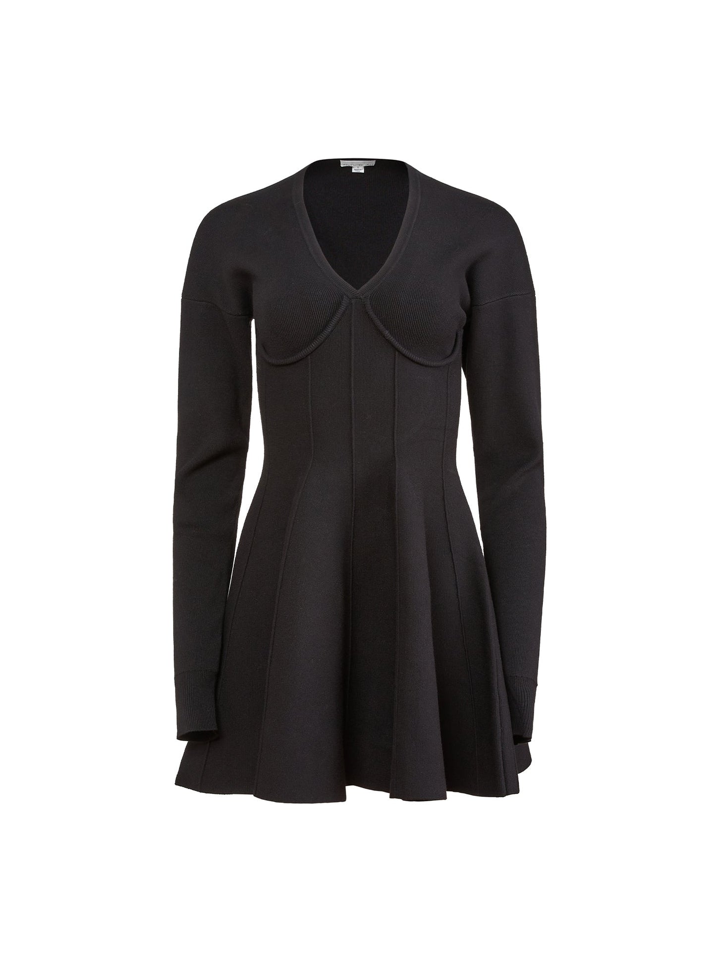 V-Neck Flared Corset Dress