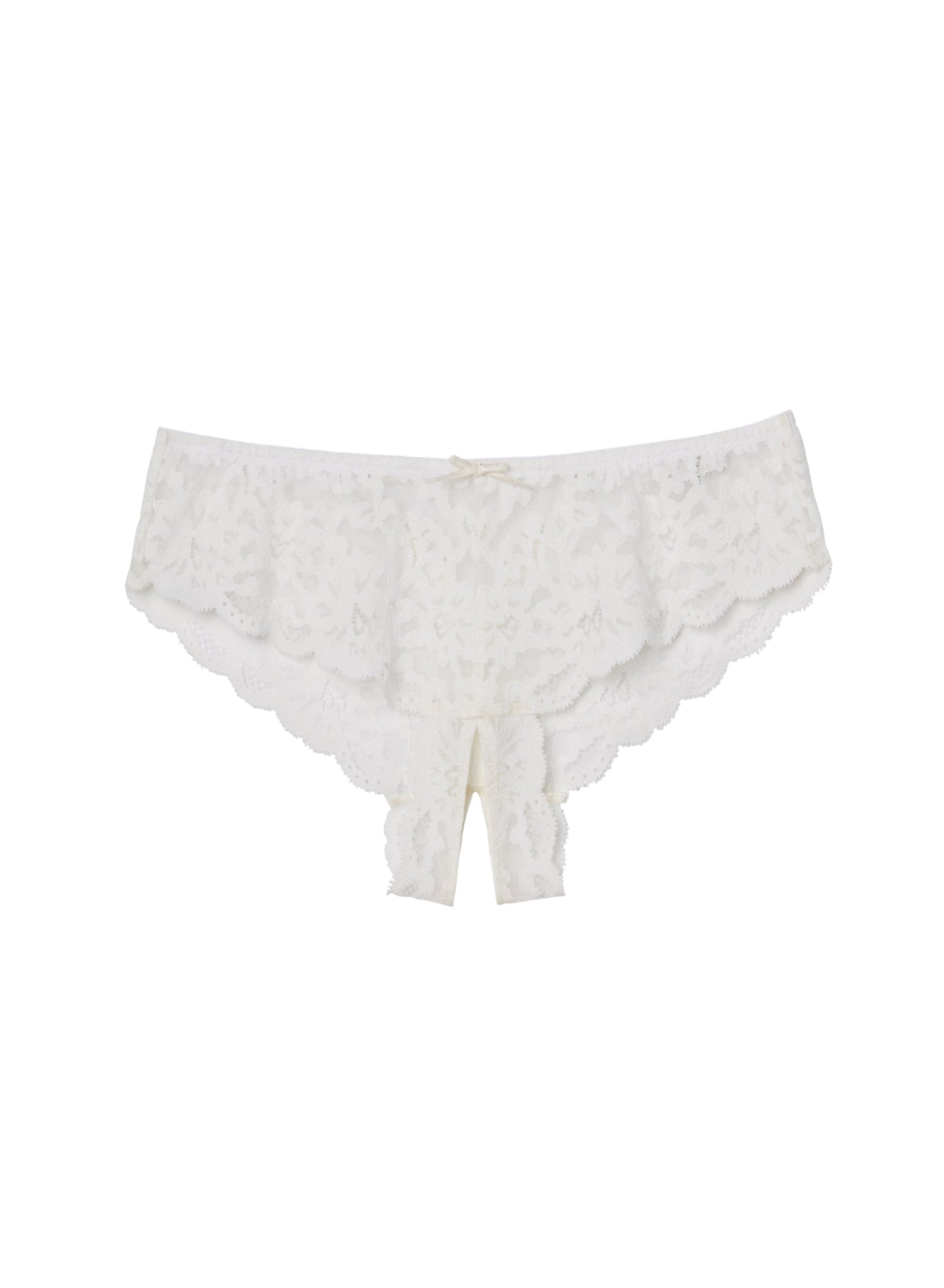Crotchless Ivory Panty