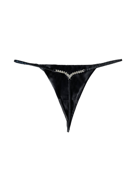 Crystal Luxe V-String
