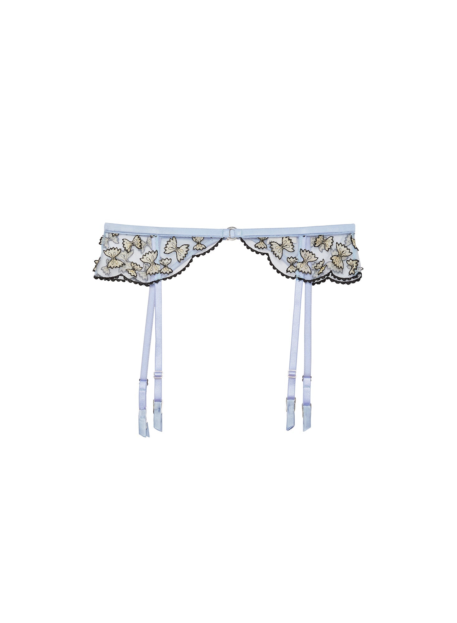 Ice Queen Farfalle Garter Belt
