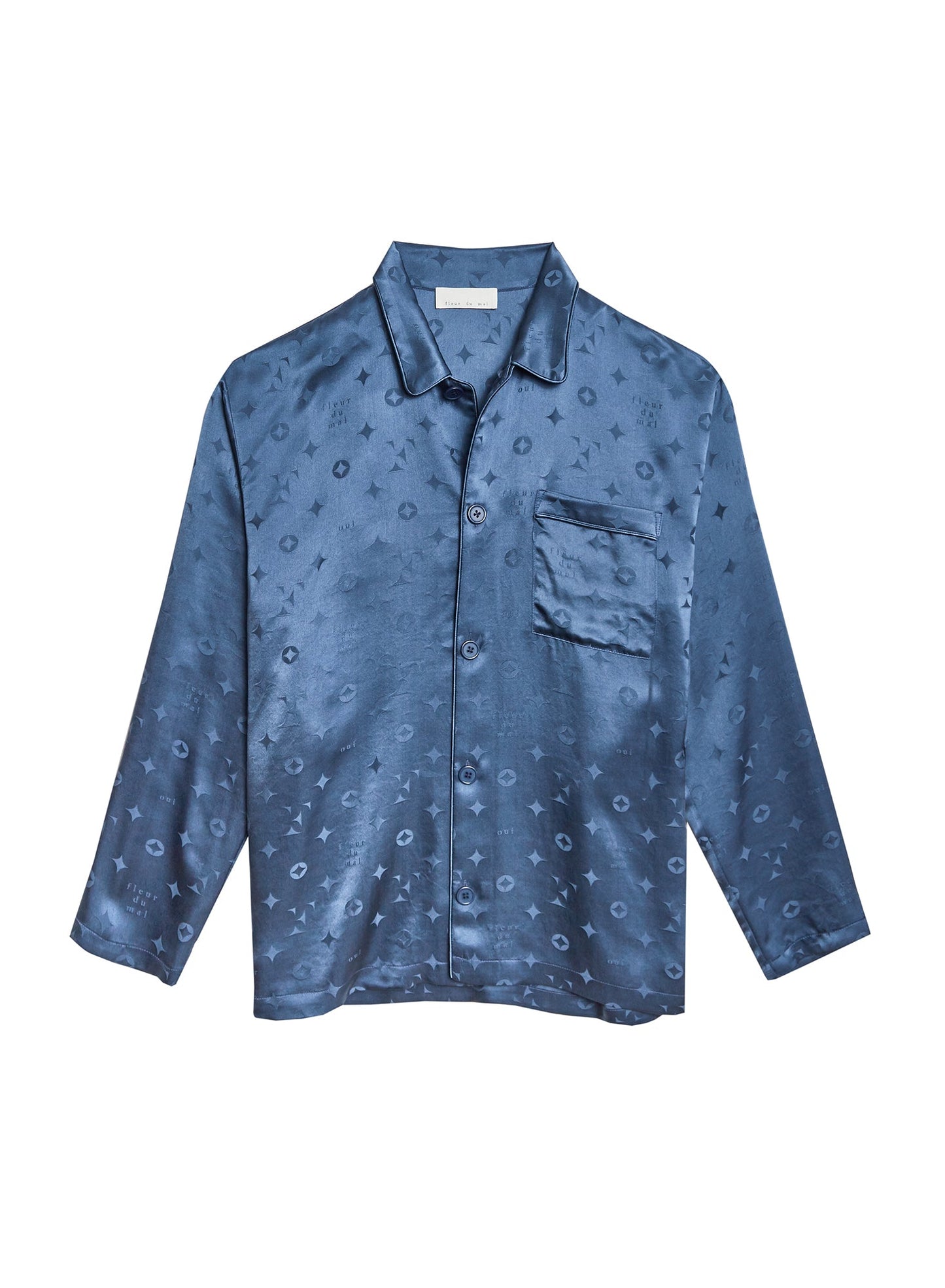 Silk Jacquard PJ Top