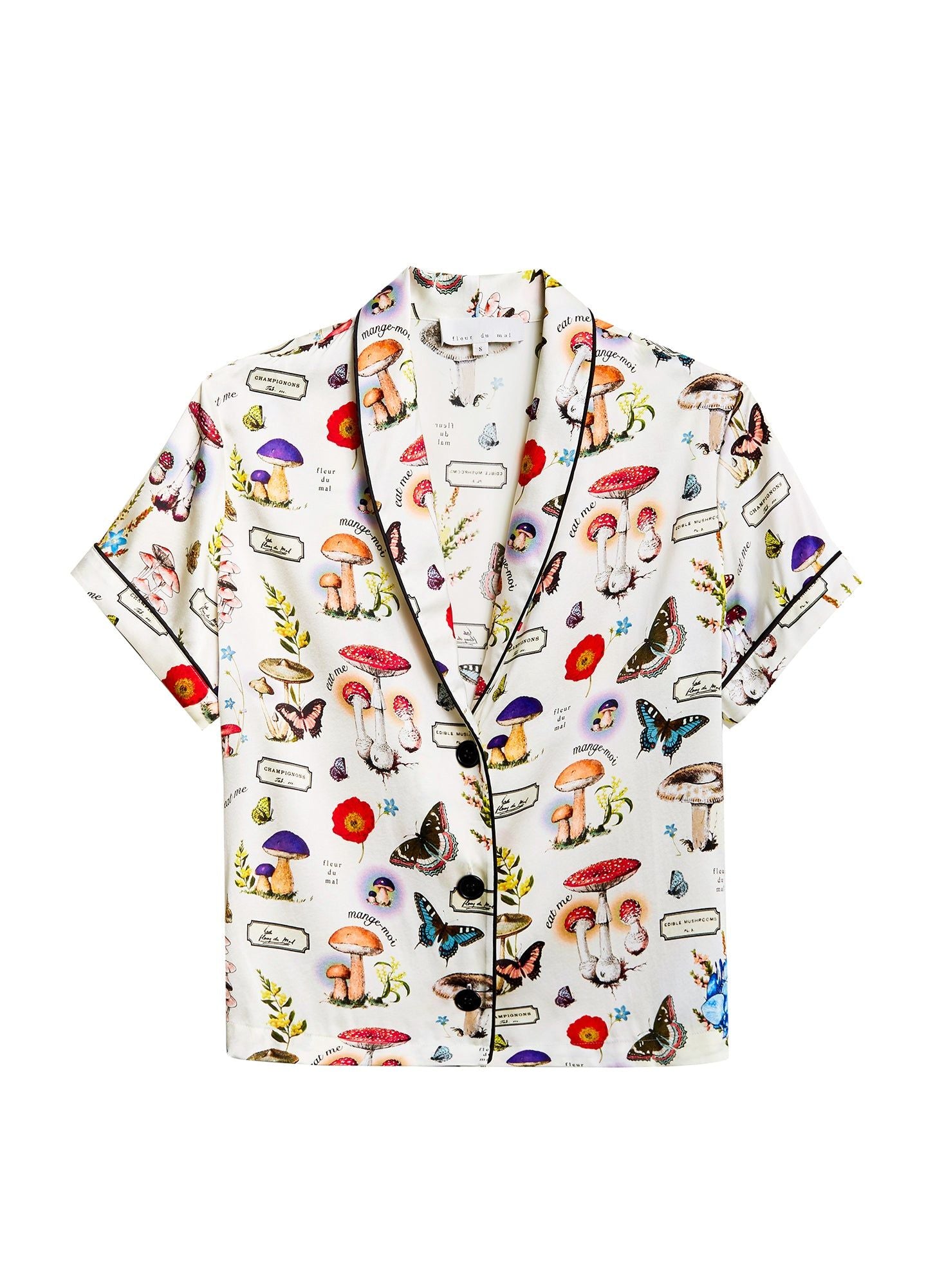 Magical Mushroom Silk PJ Top